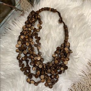 Wooden necklace